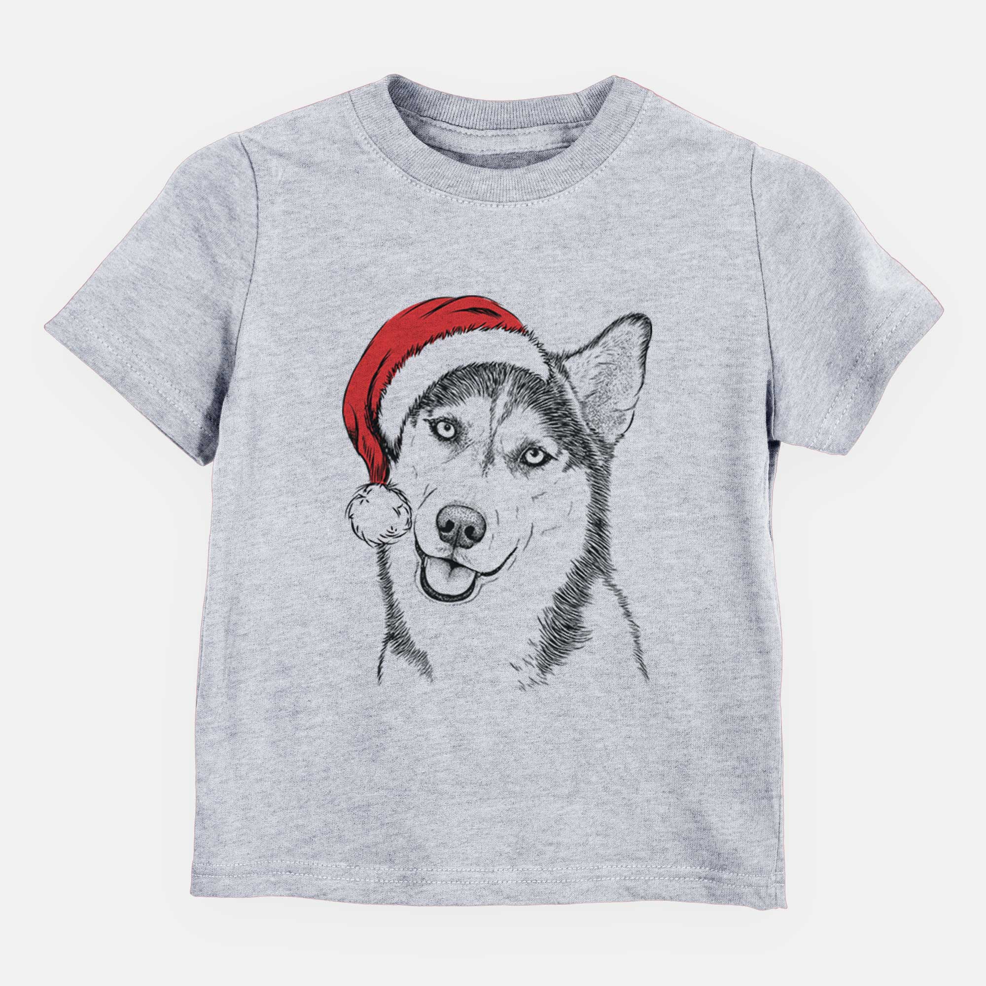 Santa Remmie the Siberian Husky - Kids/Youth/Toddler Shirt