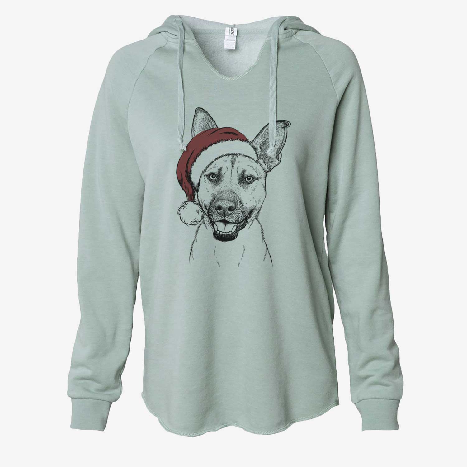 Remus the German Shepherd Mix - Cali Wave Hooded Sweatshirt