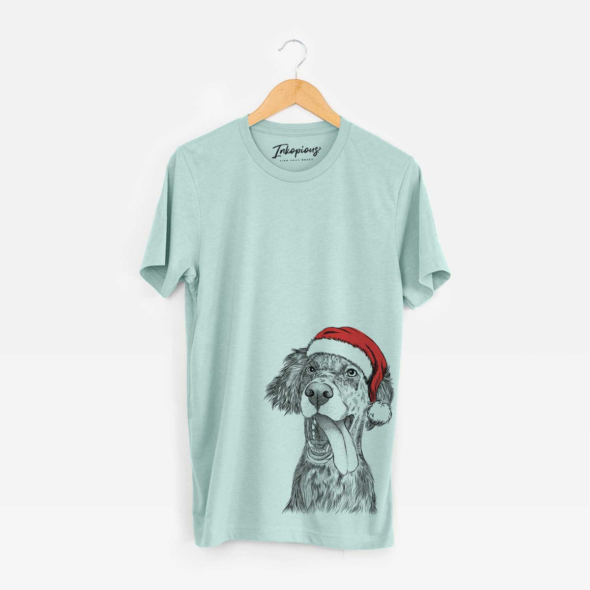Santa Renly the English Setter - Unisex Crewneck