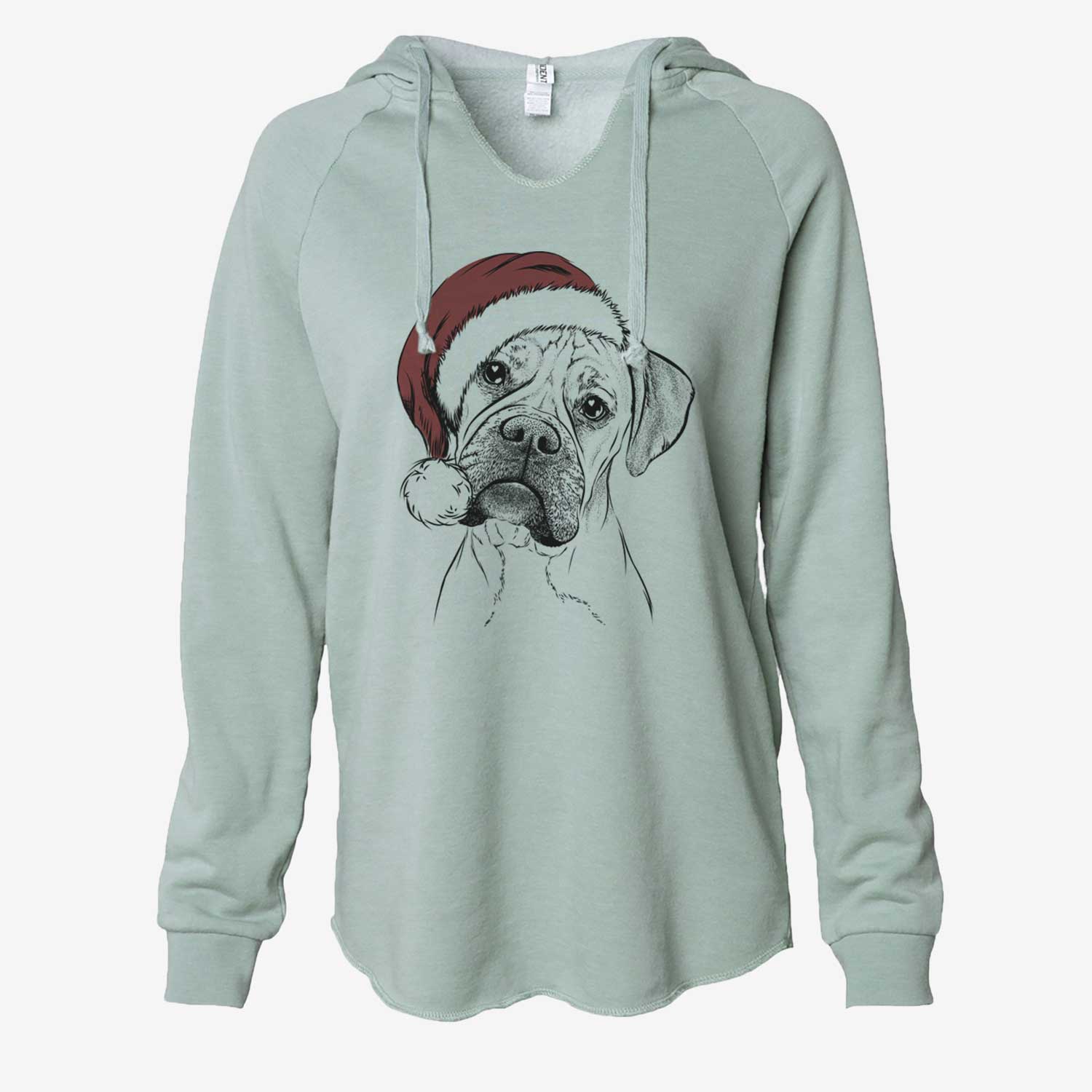 Reuby the Boxer - Cali Wave Hooded Sweatshirt