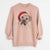 Santa Reuby the Boxer - Unisex Pigment Dyed Crew Sweatshirt