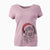 Santa Rex the Mini Hippo - Women's V-neck Shirt