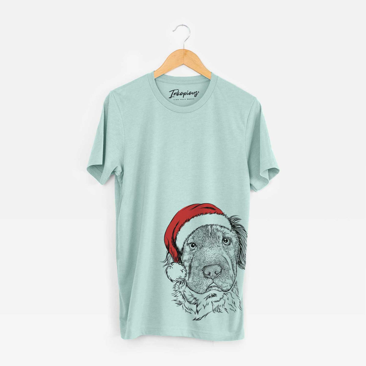 Santa Rex the Mini Hippo - Unisex Crewneck