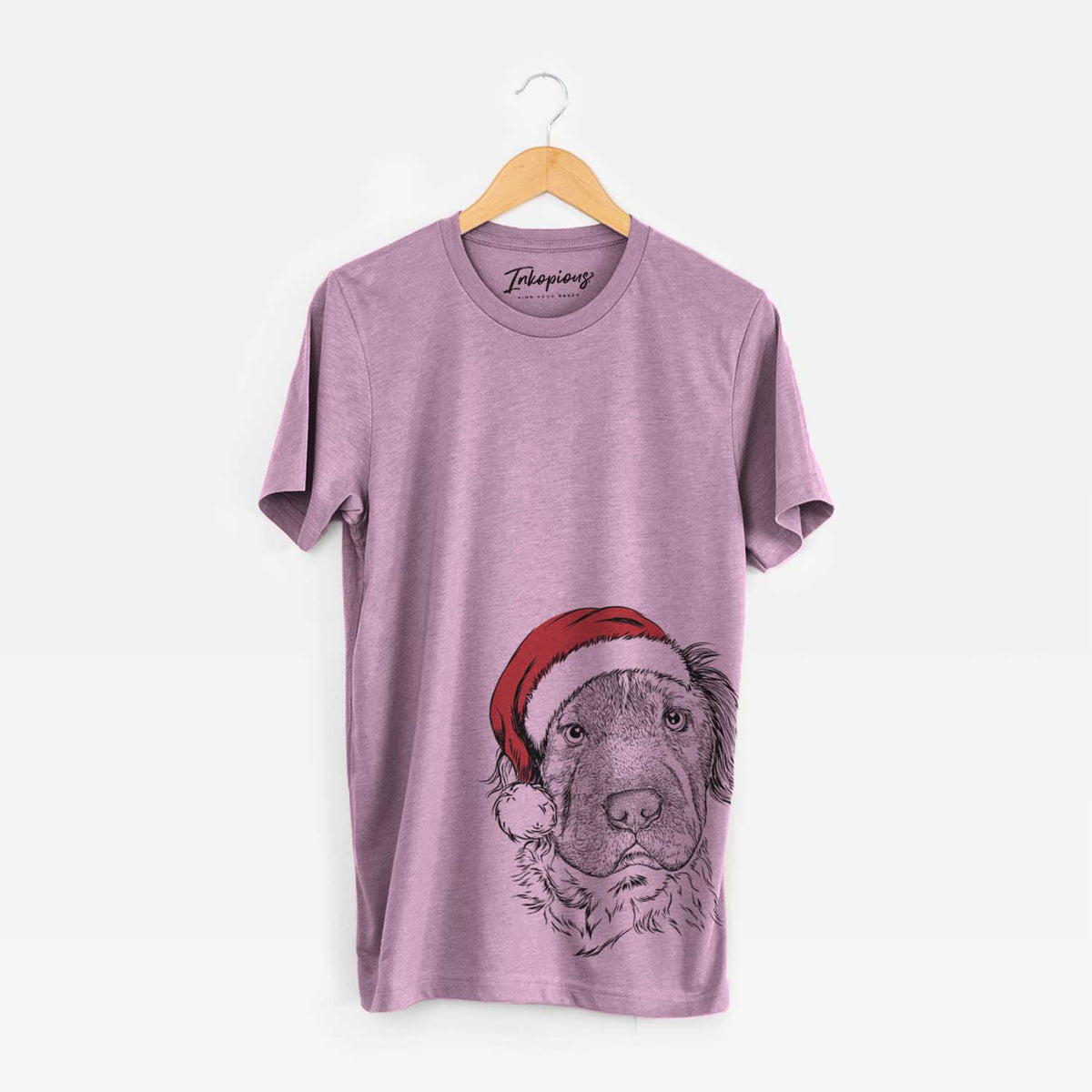 Santa Rex the Mini Hippo - Unisex Crewneck
