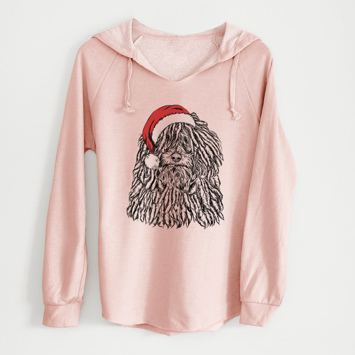 Santa Rezi the Puli - Cali Wave Hooded Sweatshirt