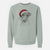 Santa Rider the Parson Russell Terrier - Unisex Pigment Dyed Crew Sweatshirt