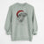 Santa Rider the Parson Russell Terrier - Unisex Pigment Dyed Crew Sweatshirt