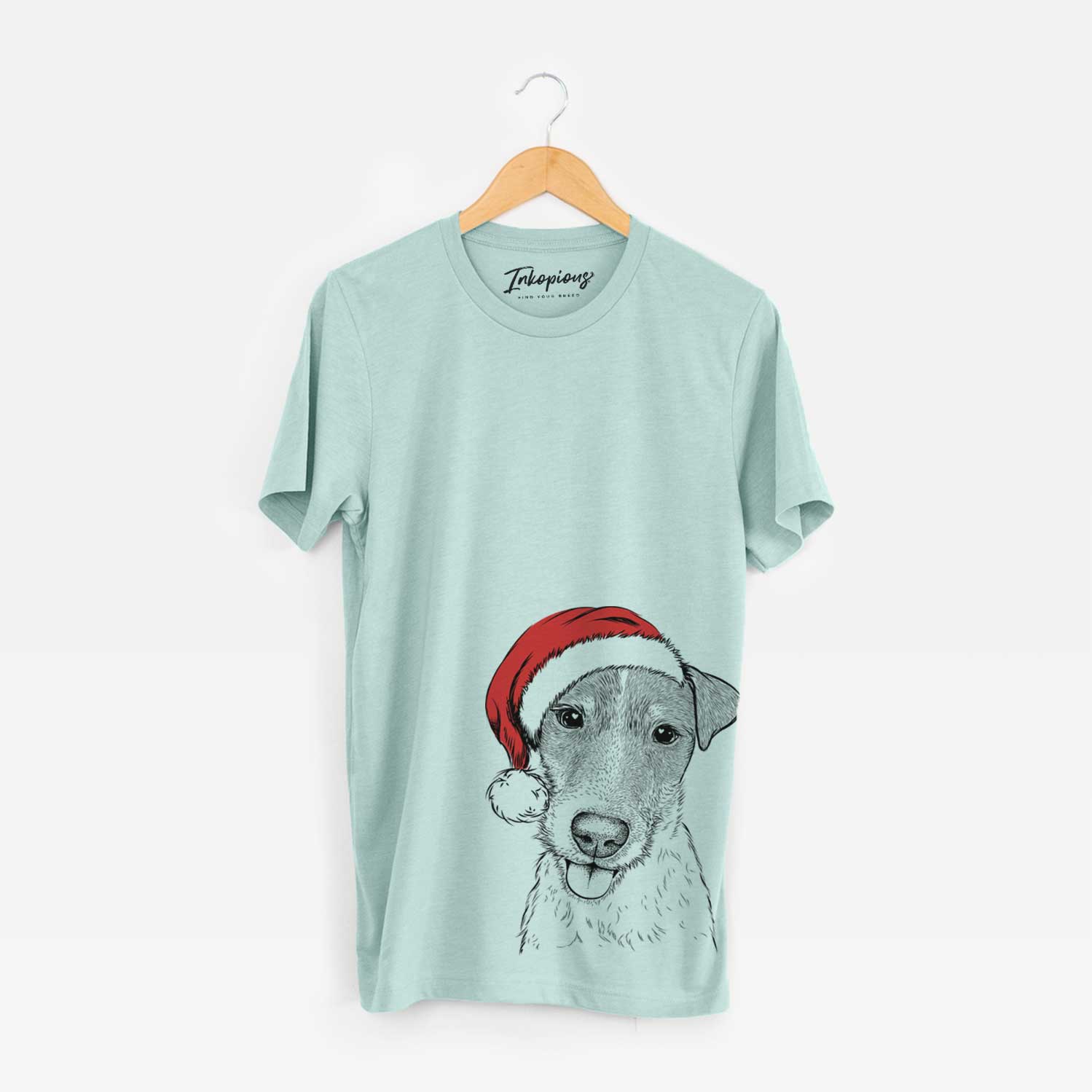 Santa Rider the Parson Russell Terrier - Unisex Crewneck