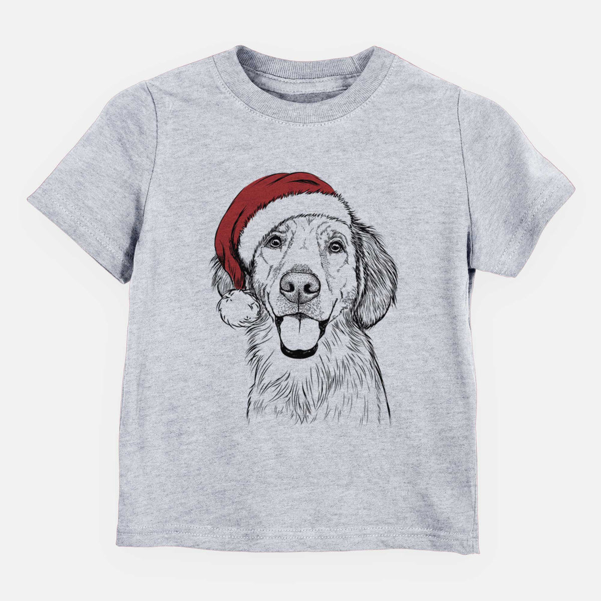 Santa Riley the Golden Retriever - Kids/Youth/Toddler Shirt