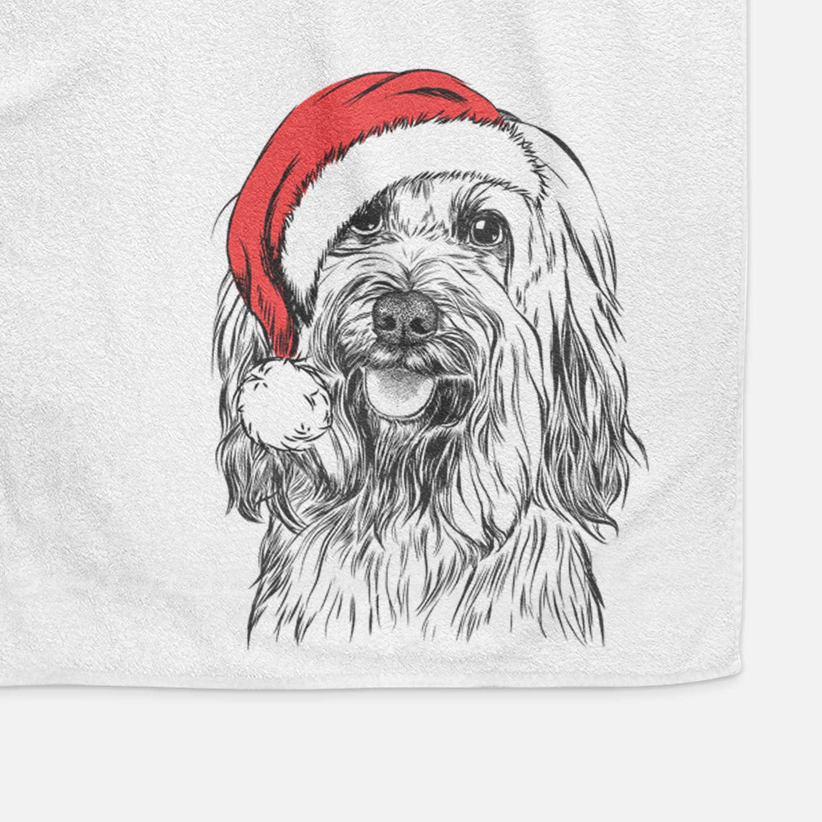 Rime the Tibetan Terrier Decorative Hand Towel