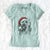 Santa Rime the Tibetan Terrier - Women's V-neck Shirt