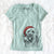 Santa Rime the Tibetan Terrier - Women's V-neck Shirt