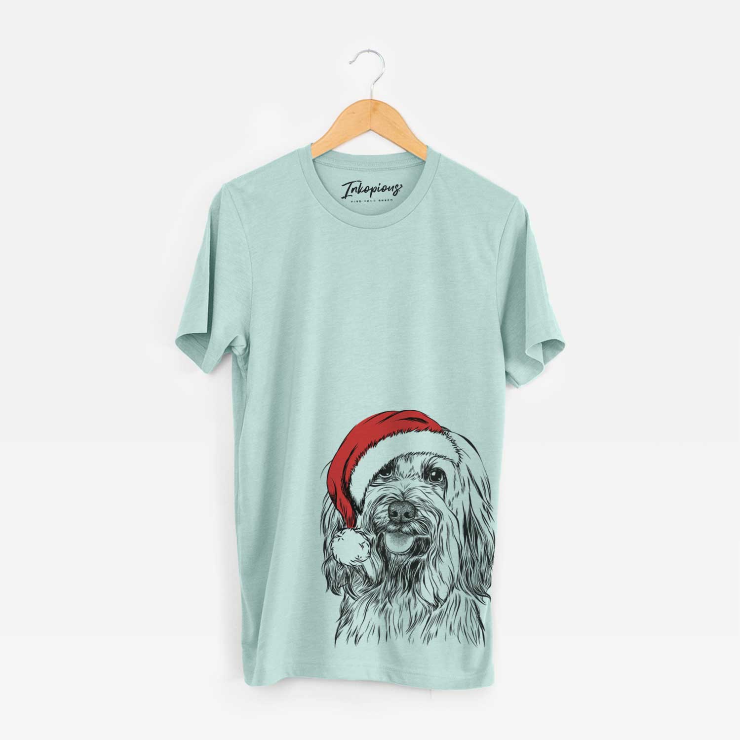 Santa Rime the Tibetan Terrier - Unisex Crewneck