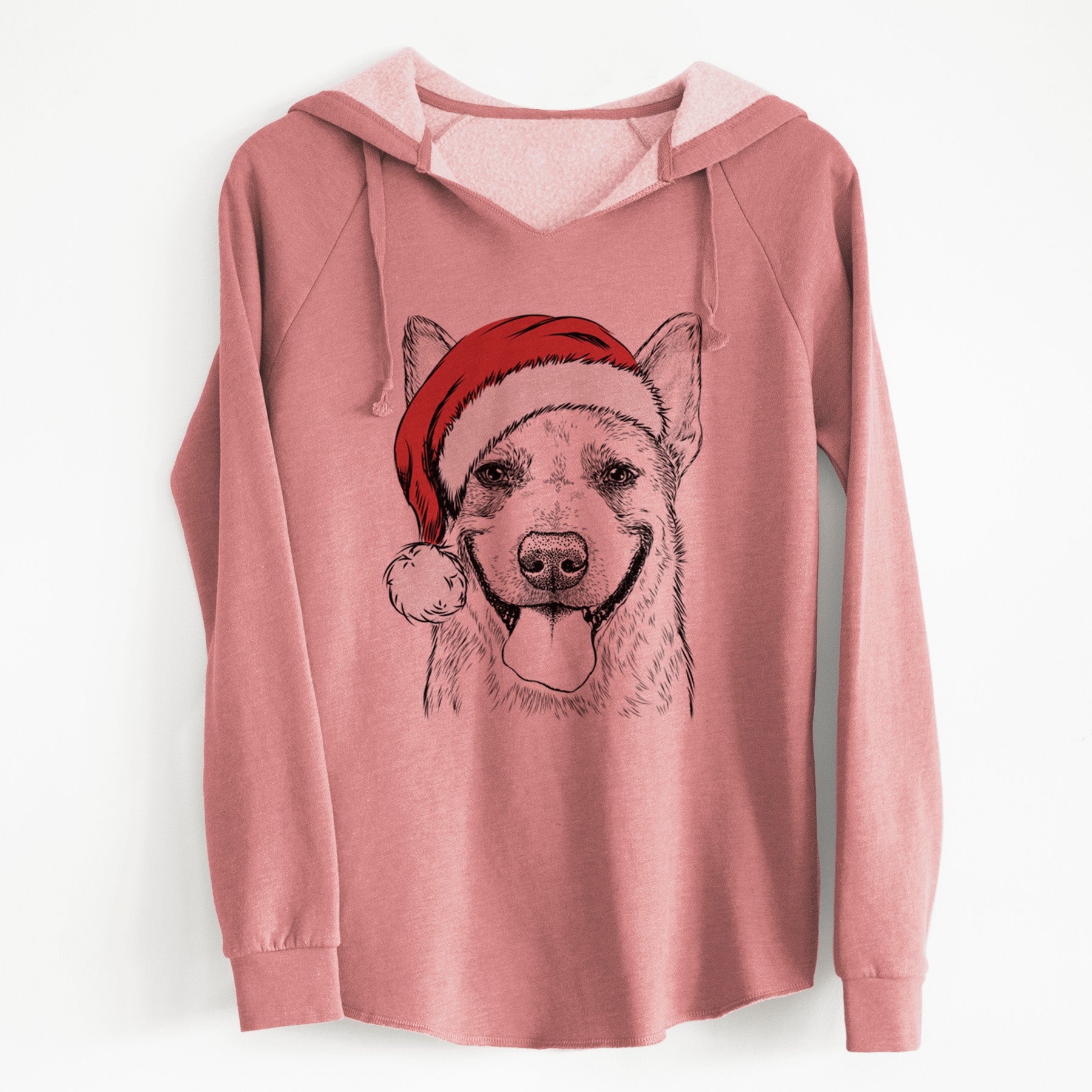 Santa Rio the Australian Cattle Dog - Cali Wave Hooded Sweatshirt