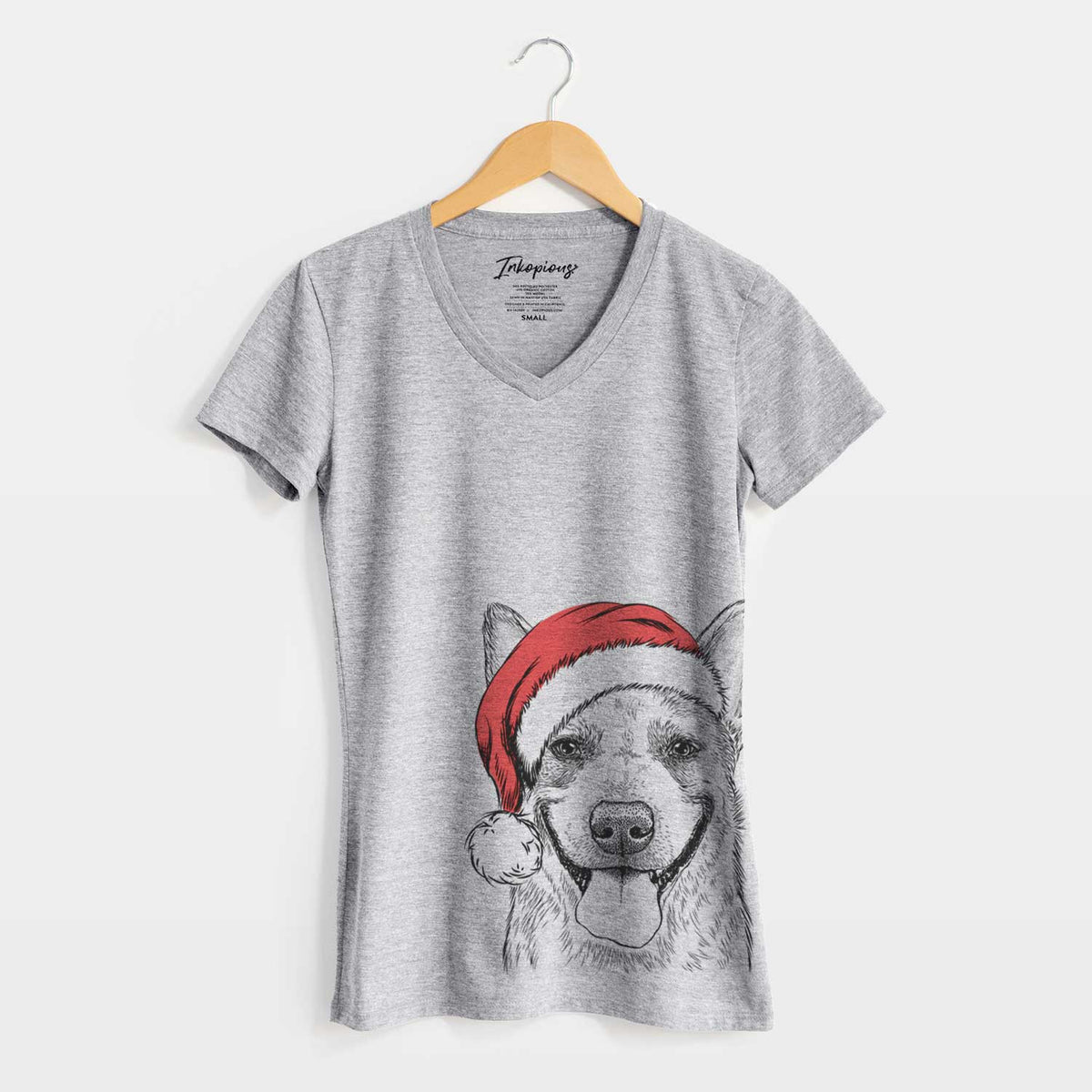 Santa Rio the Australian Cattle Dog - Women's V-neck Shirt