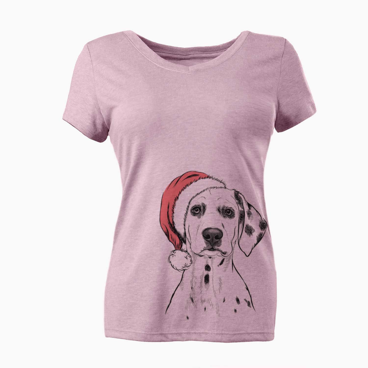 Riot the Dalmatian - Women's V-neck Shirt