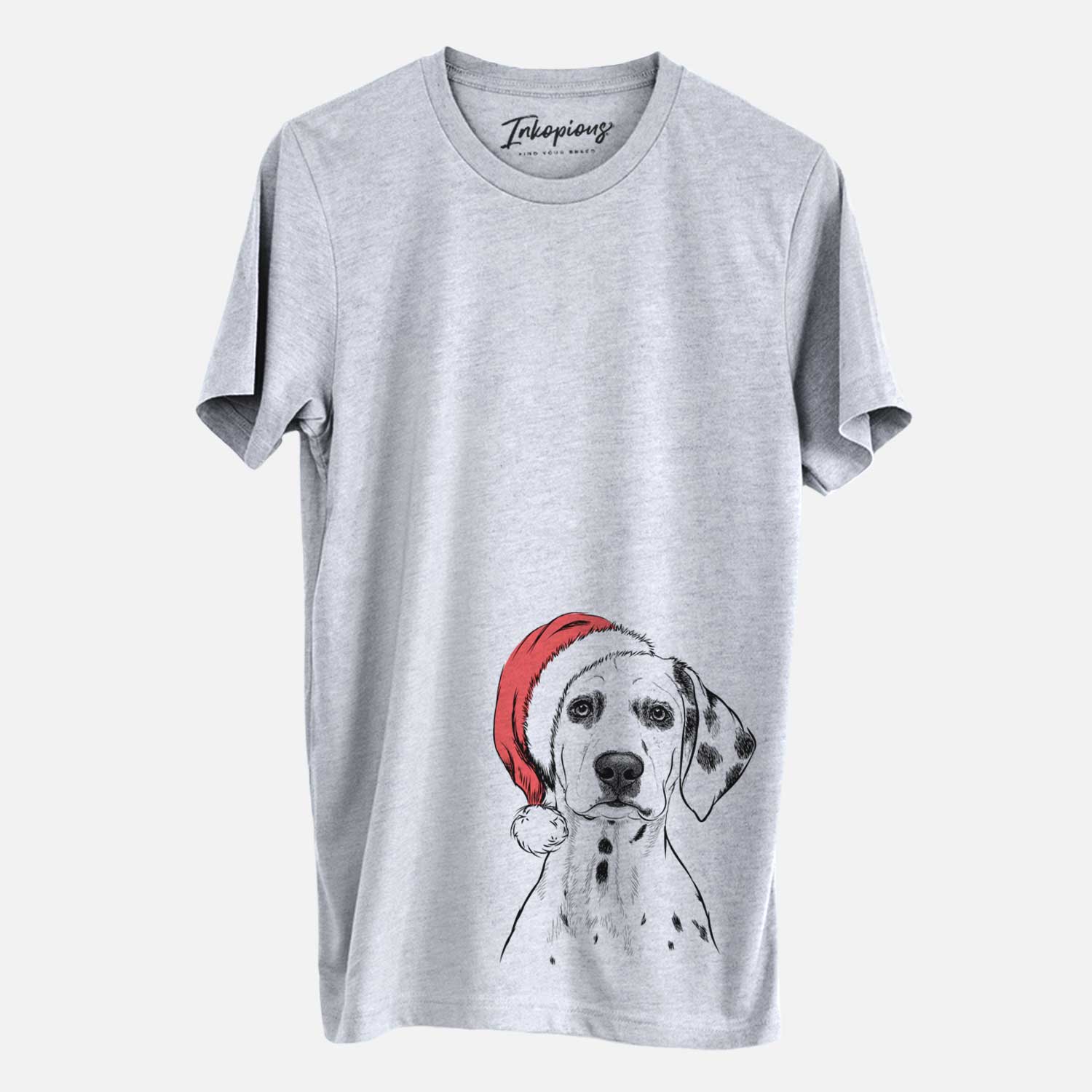 Santa Riot the Dalmatian - Unisex Crewneck