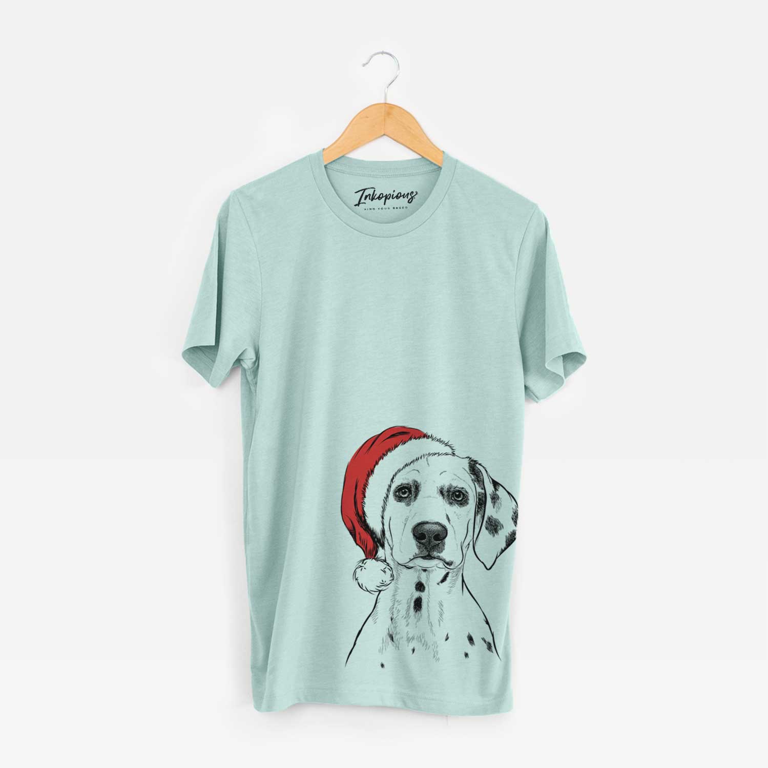 Santa Riot the Dalmatian - Unisex Crewneck