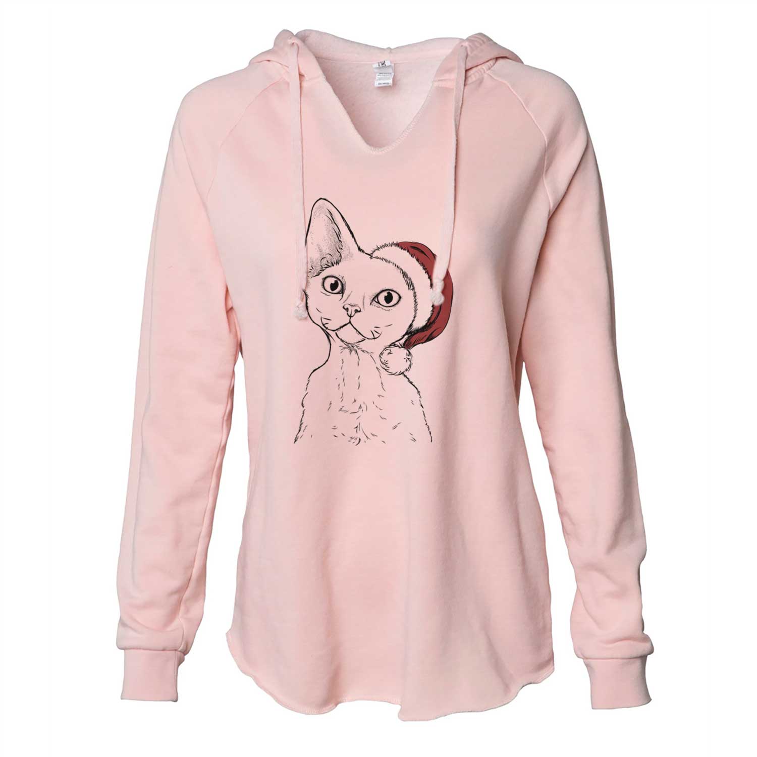 Ripley the Devon Rex Cat - Cali Wave Hooded Sweatshirt