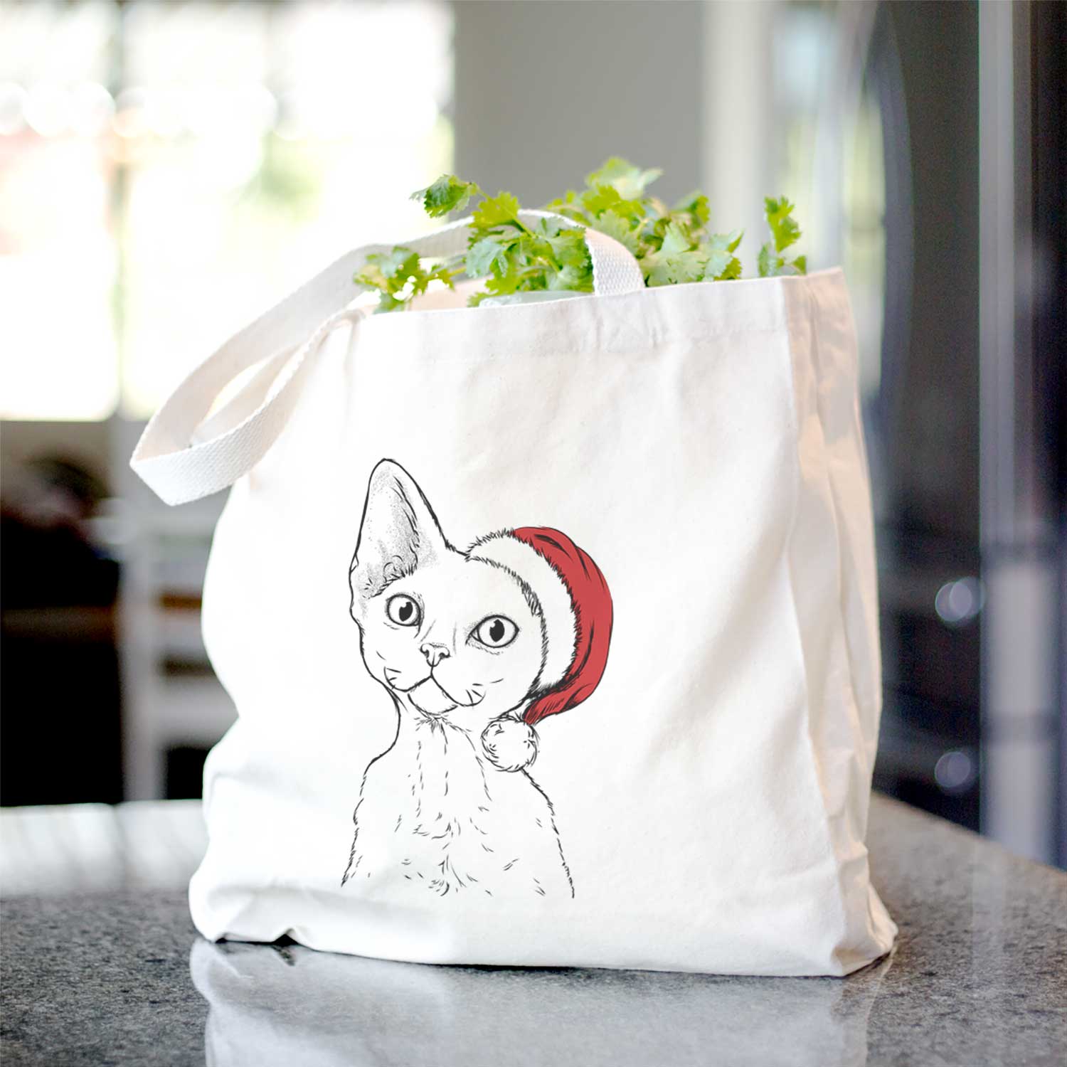 Ripley the Devon Rex Cat - Tote Bag