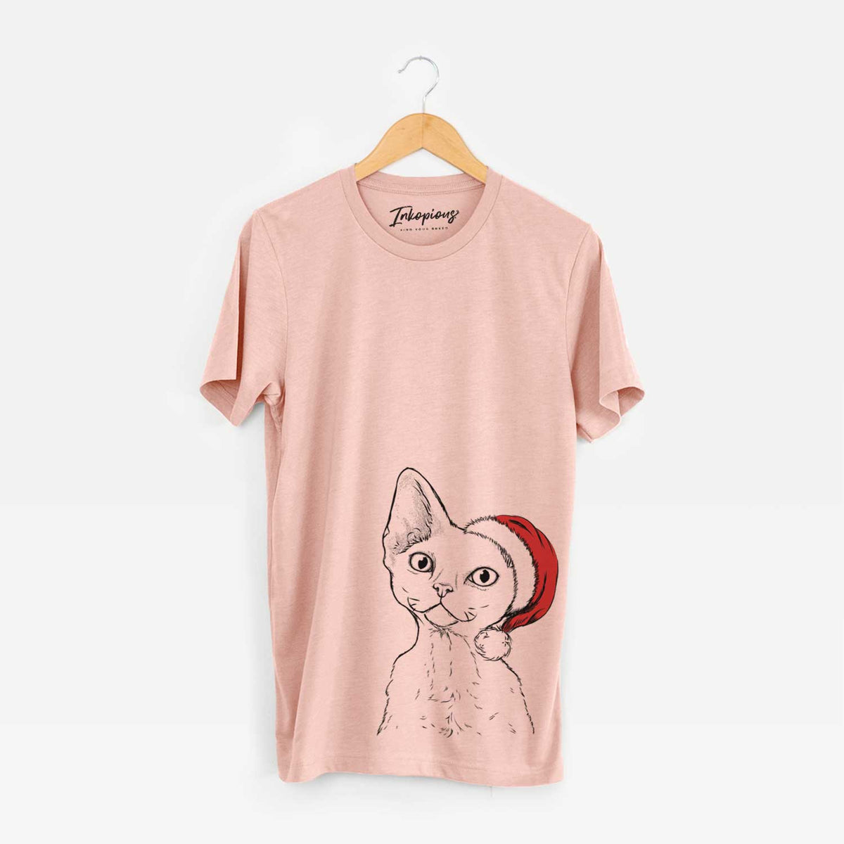 Santa Ripley the Devon Rex Cat - Unisex Crewneck