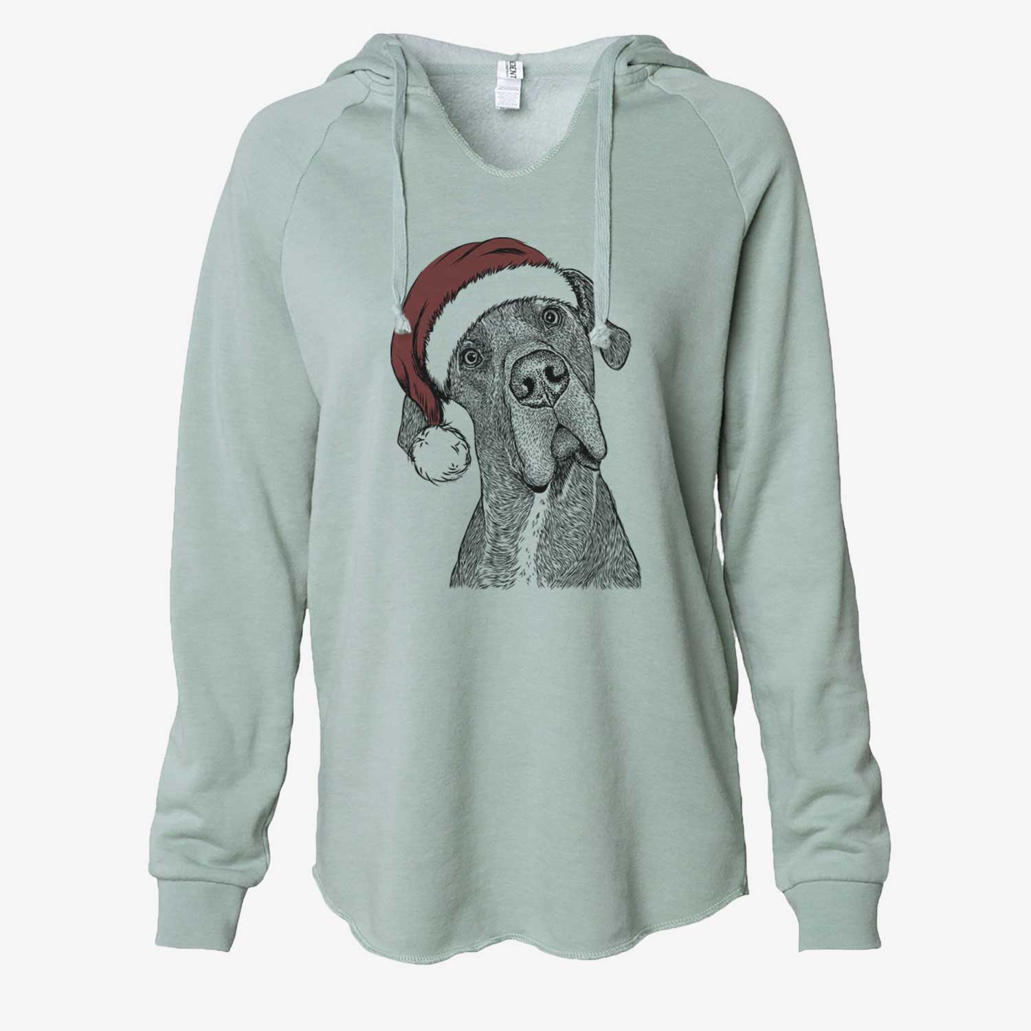 River the Great Dane - Cali Wave Hooded Sweatshirt