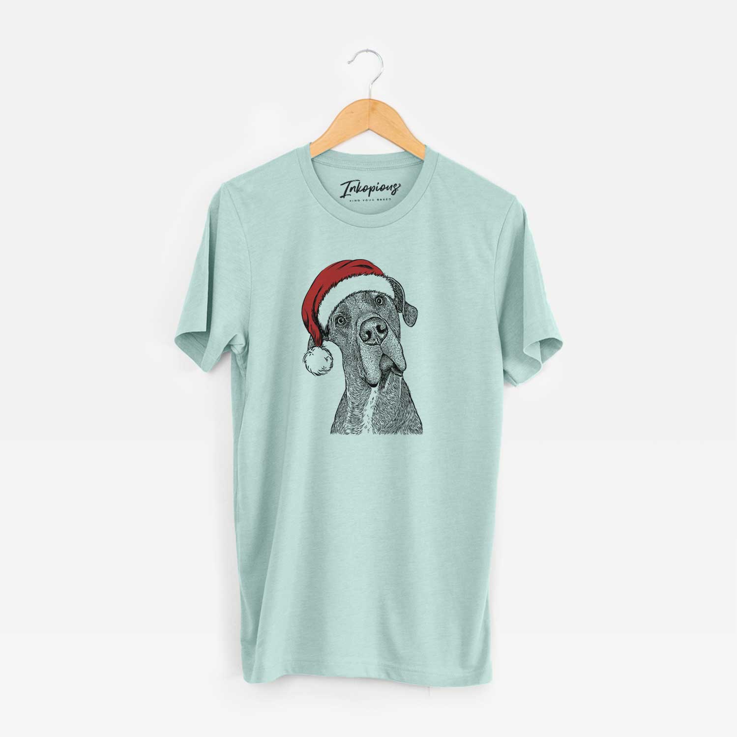 Santa River the Great Dane - Unisex Crewneck