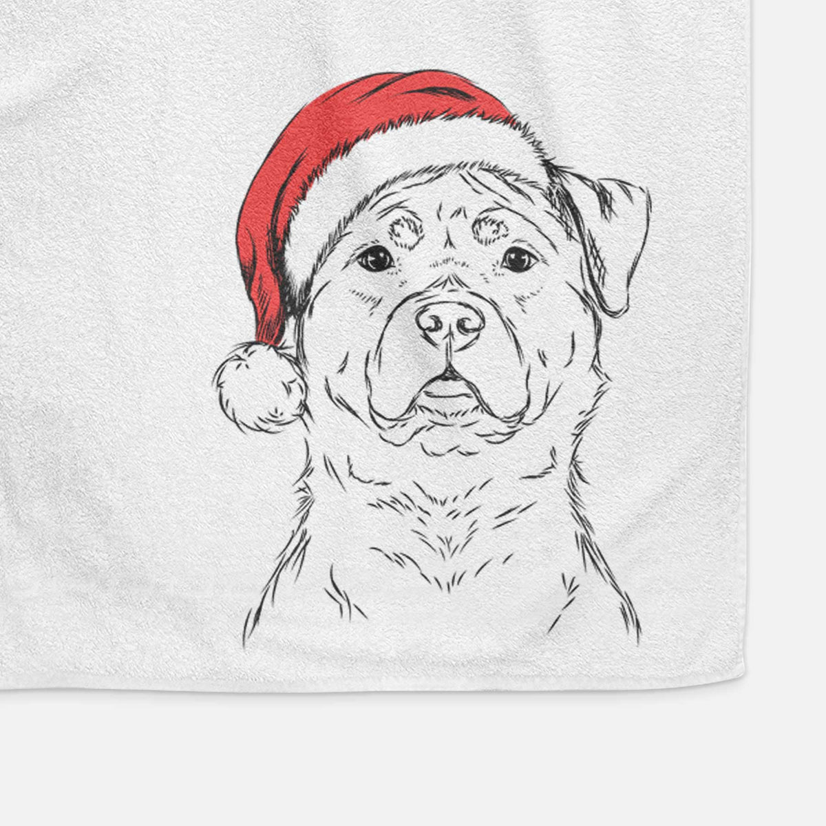 Rocky the Rottweiler Decorative Hand Towel