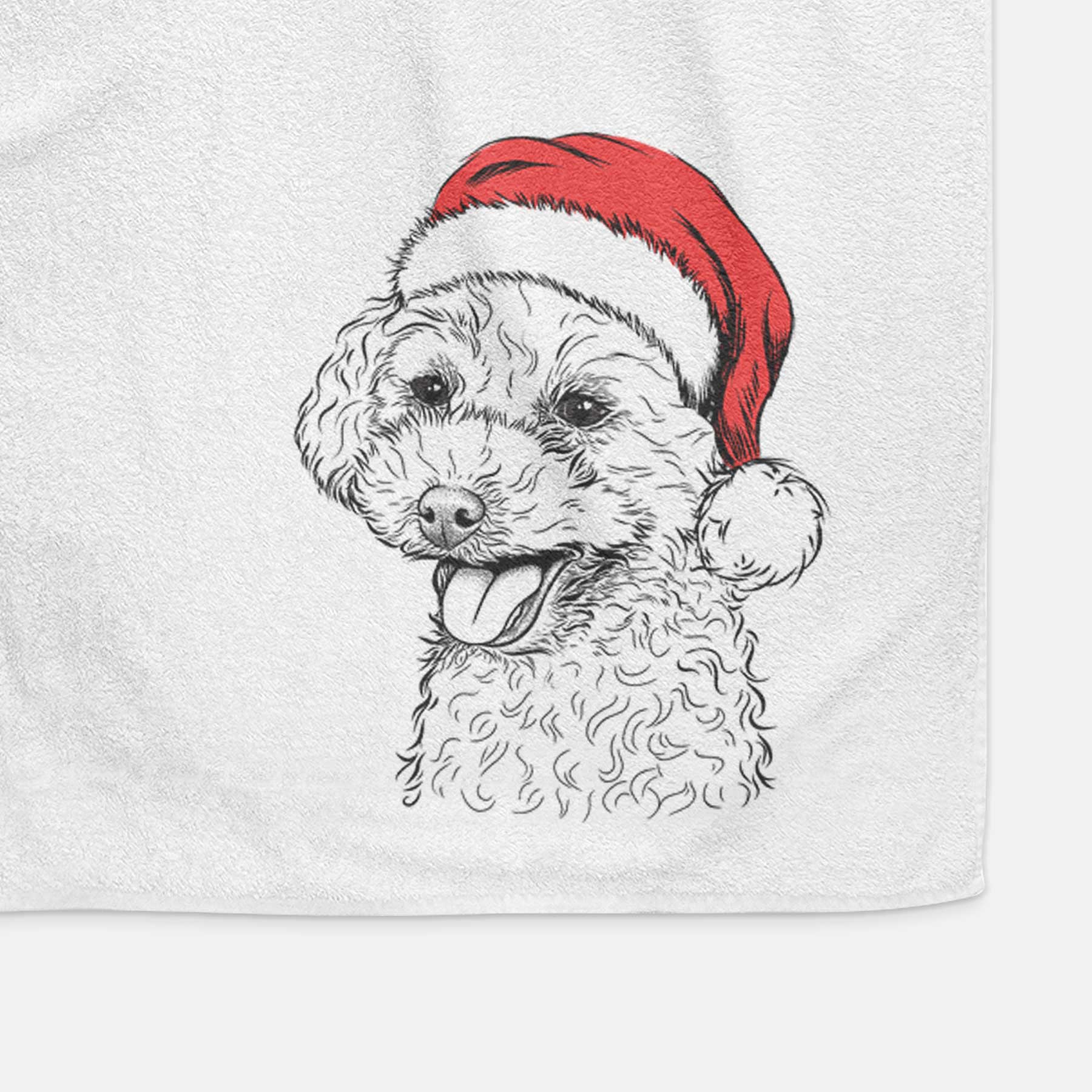 Rocky the Teacup Poodle Decorative Hand Towel