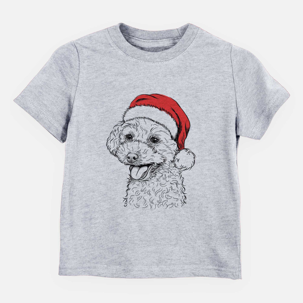 Santa Rocky the Teacup Poodle - Kids/Youth/Toddler Shirt