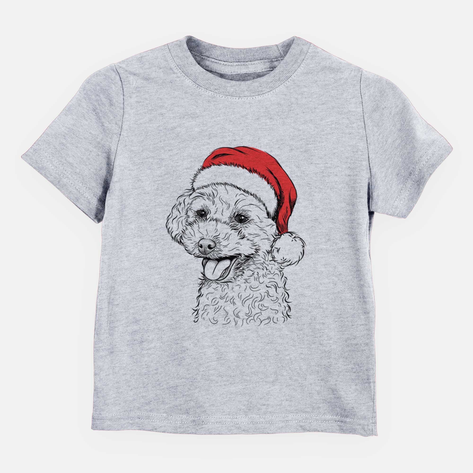 Santa Rocky the Teacup Poodle - Kids/Youth/Toddler Shirt
