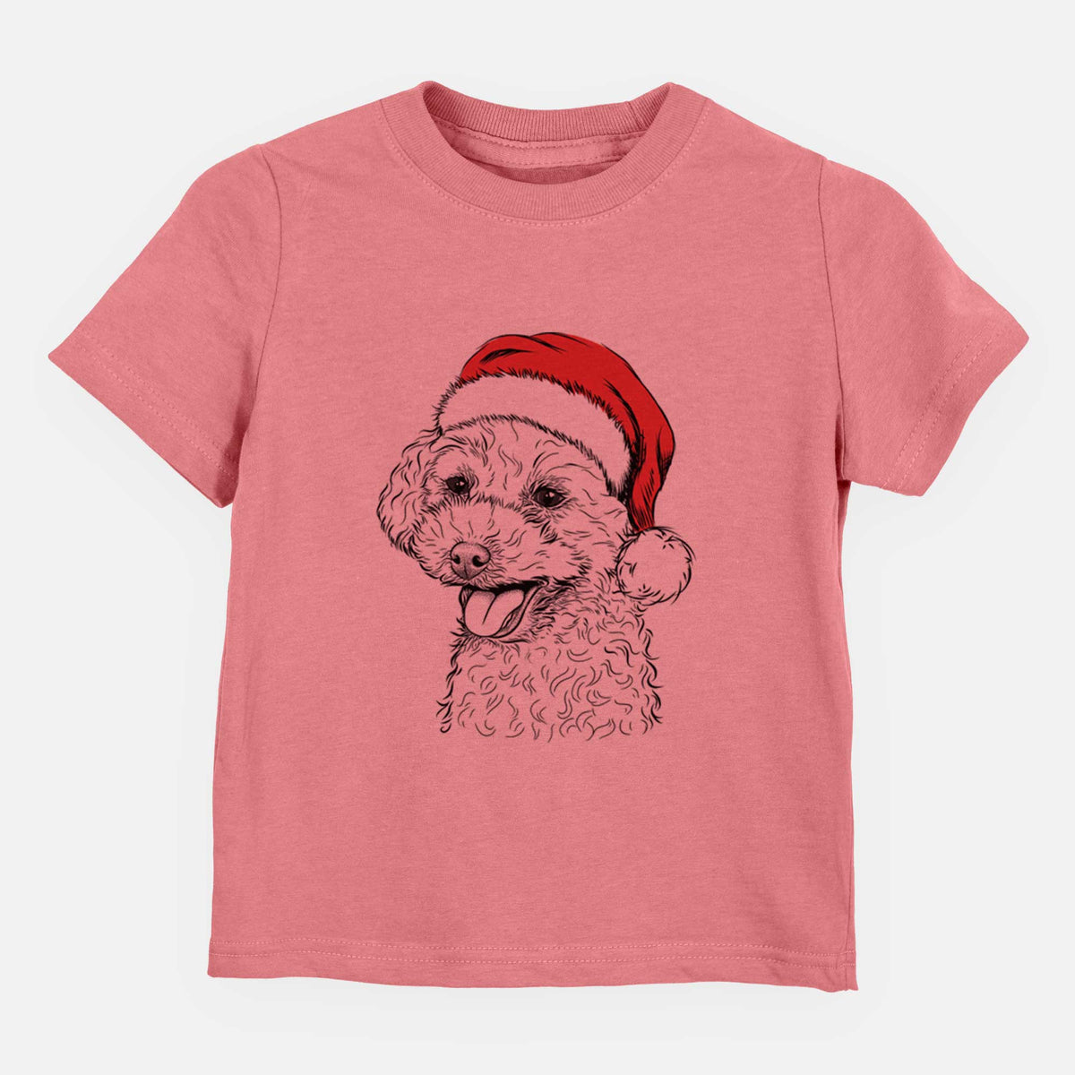 Santa Rocky the Teacup Poodle - Kids/Youth/Toddler Shirt