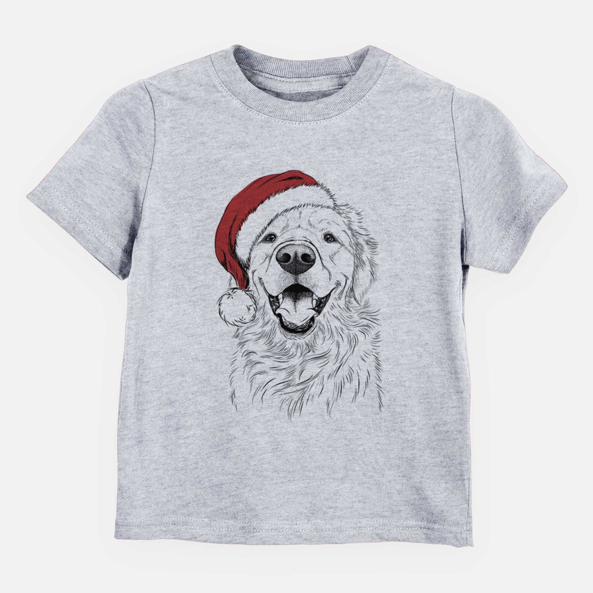 Santa Roger the Golden Retriever - Kids/Youth/Toddler Shirt