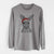 Santa Roger the Red Kangaroo - Heavyweight 100% Cotton Long Sleeve