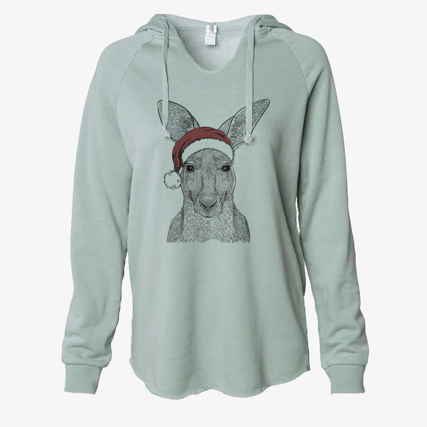 Roger the Red Kangaroo - Cali Wave Hooded Sweatshirt