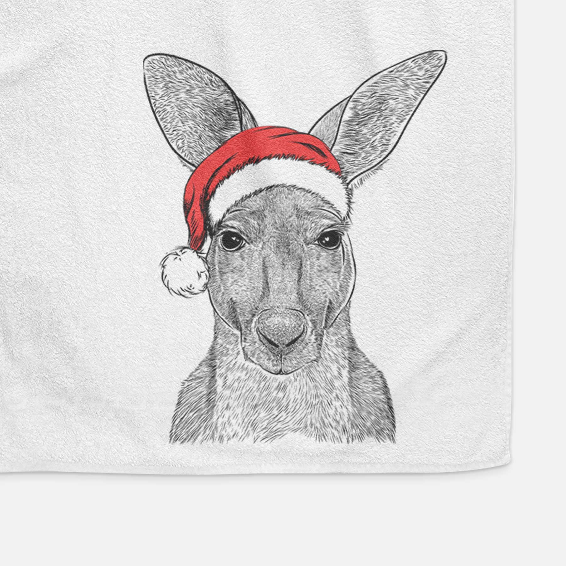 Roger the Red Kangaroo Decorative Hand Towel