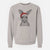 Santa Roger the Red Kangaroo - Unisex Pigment Dyed Crew Sweatshirt