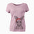 Santa Roger the Red Kangaroo - Women's V-neck Shirt