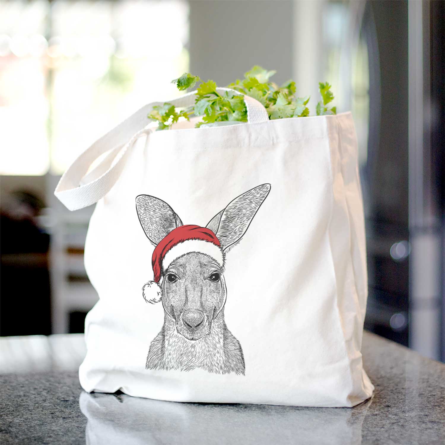 Roger the Red Kangaroo - Tote Bag