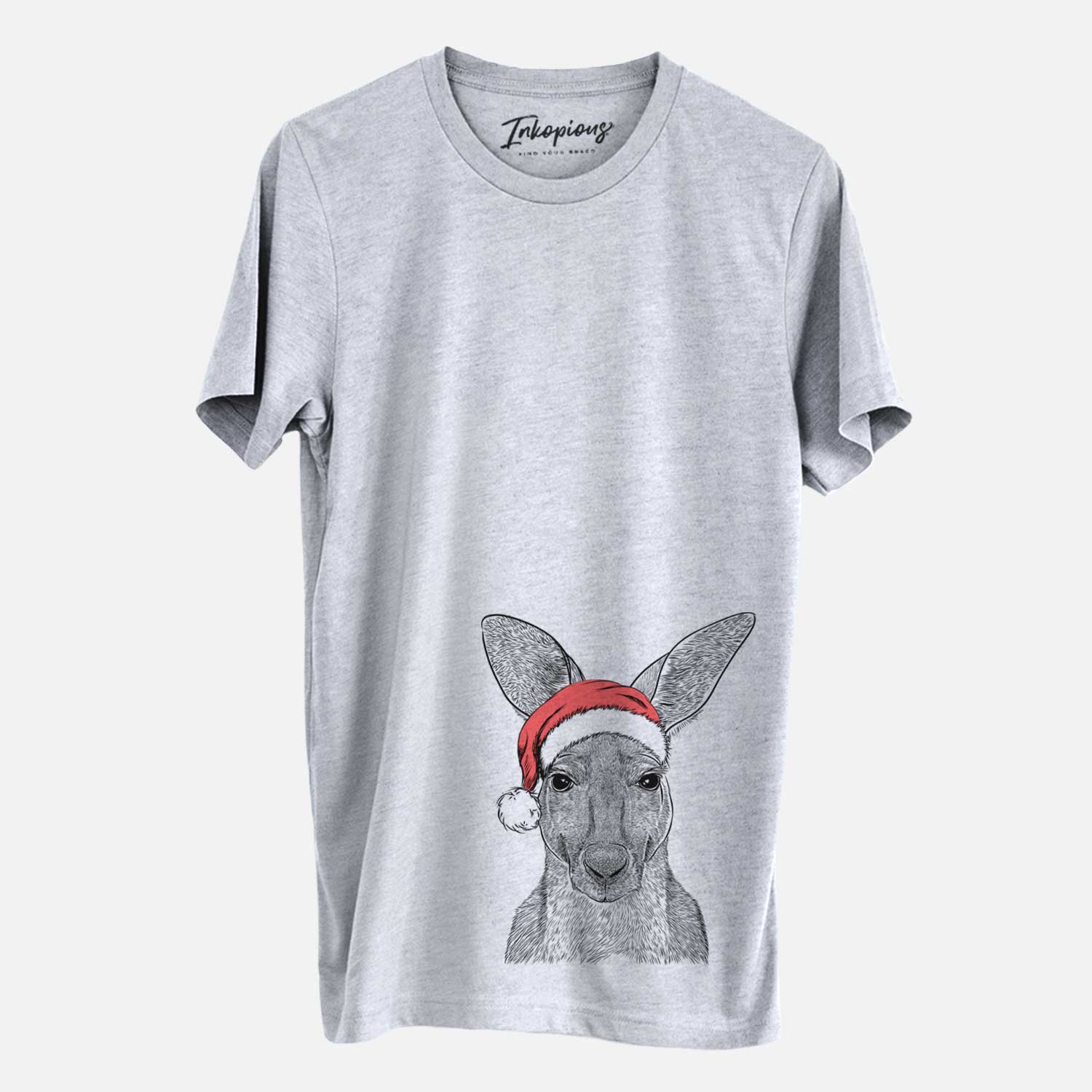 Santa Roger the Red Kangaroo - Unisex Crewneck