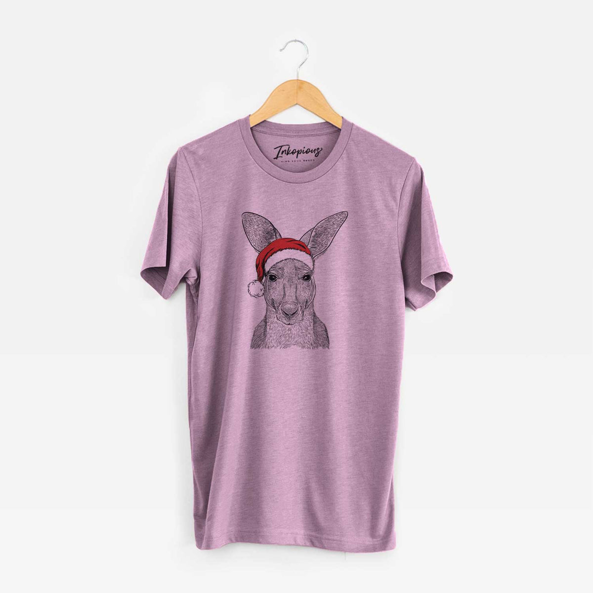 Santa Roger the Red Kangaroo - Unisex Crewneck