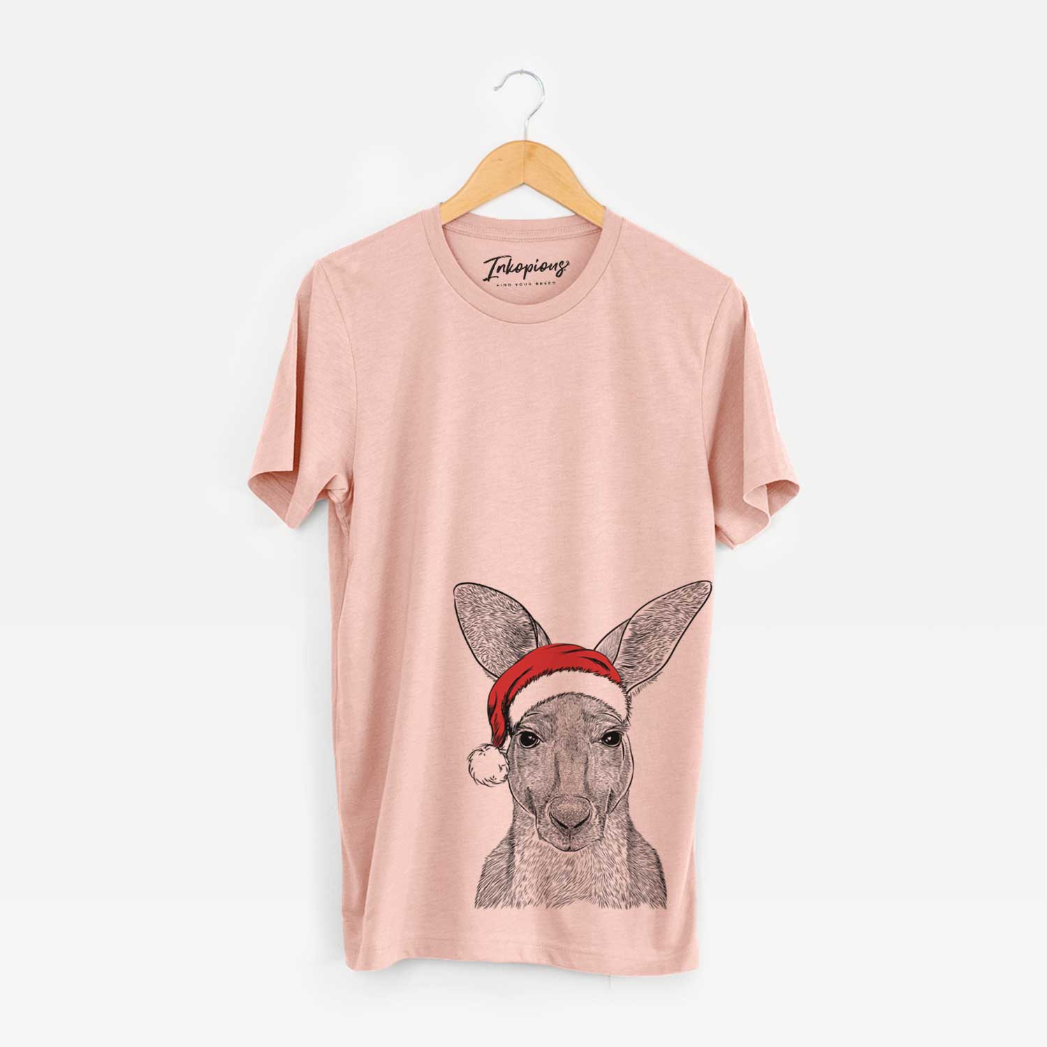 Santa Roger the Red Kangaroo - Unisex Crewneck