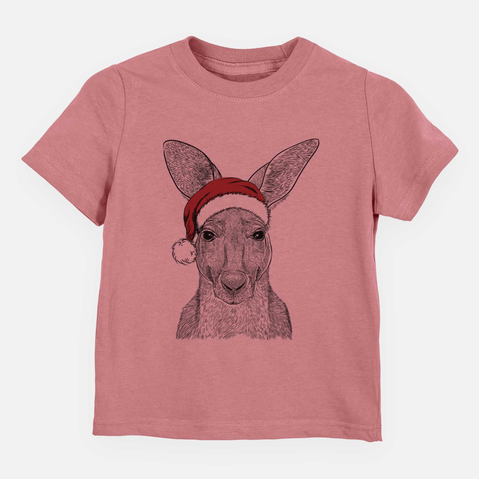 Santa Roger the Red Kangaroo - Kids/Youth/Toddler Shirt