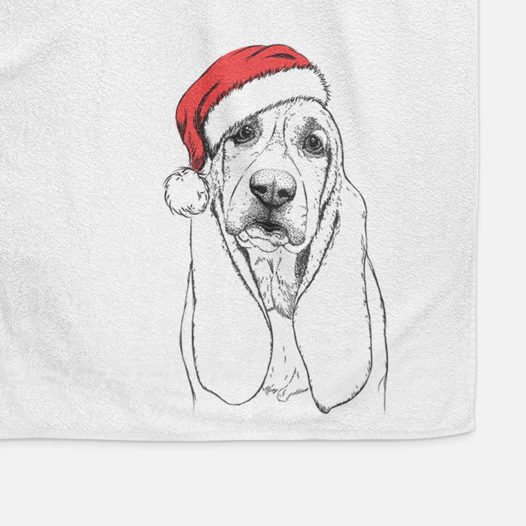 Rolo the Basset Hound Decorative Hand Towel