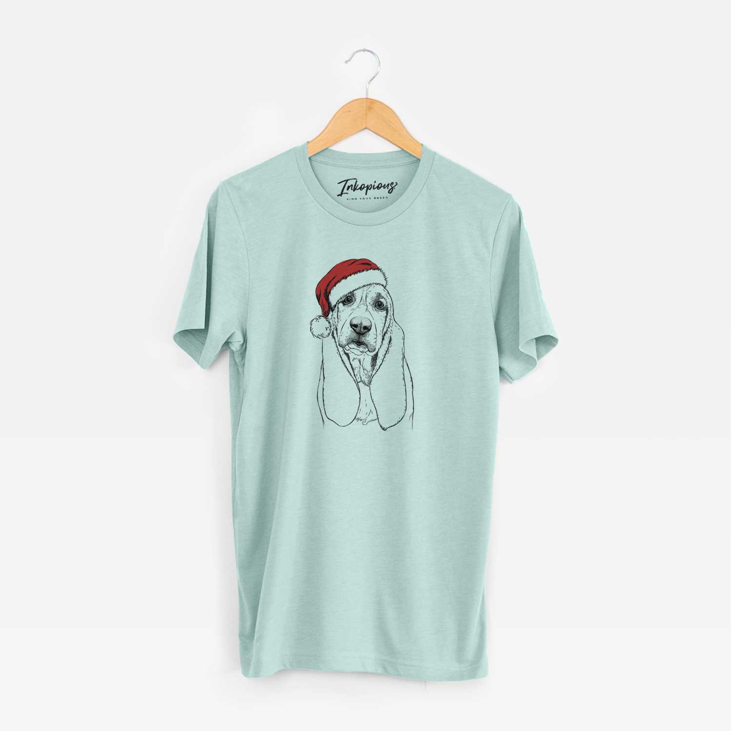 Santa Rolo the Basset Hound - Unisex Crewneck