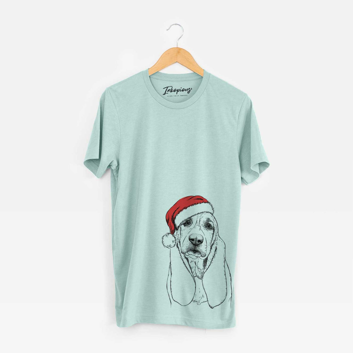 Santa Rolo the Basset Hound - Unisex Crewneck