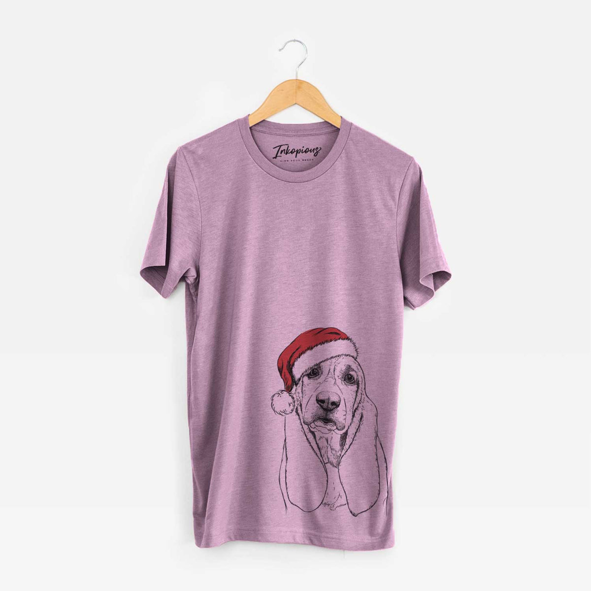 Santa Rolo the Basset Hound - Unisex Crewneck