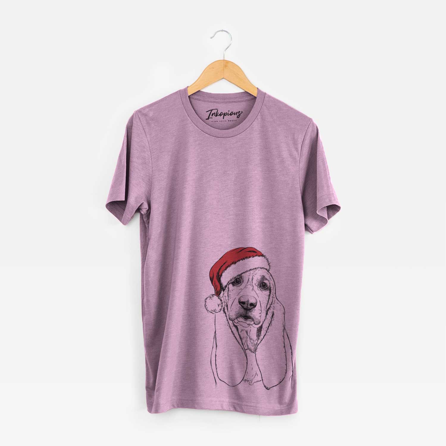 Santa Rolo the Basset Hound - Unisex Crewneck