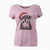 Santa Romeo the Rottweiler - Women's V-neck Shirt