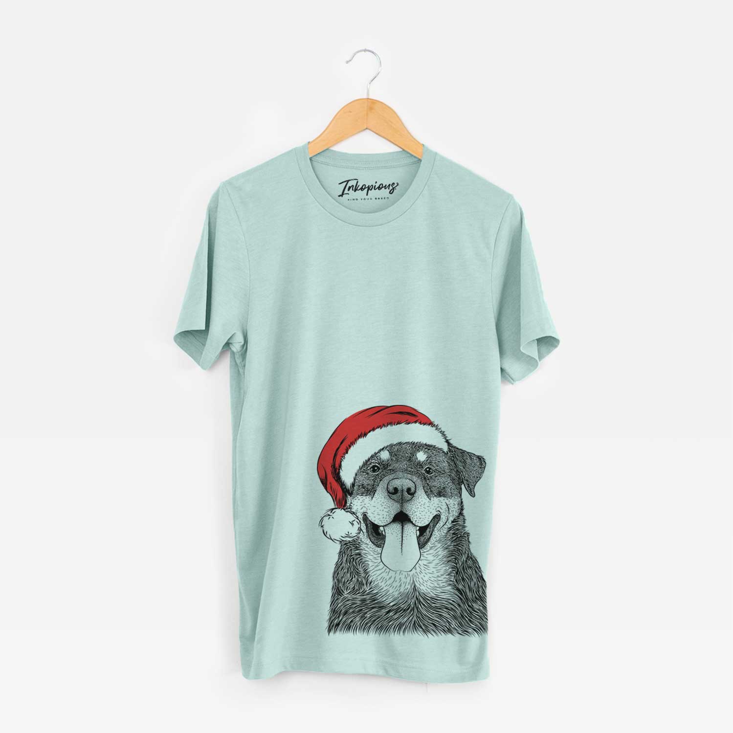 Santa Romeo the Rottweiler - Unisex Crewneck